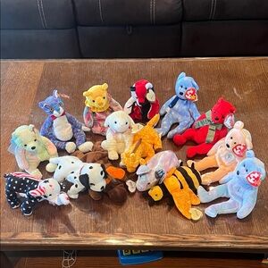 Ty Vintage Beanie Babies Plush Lot of 15 Toy Bundle #20